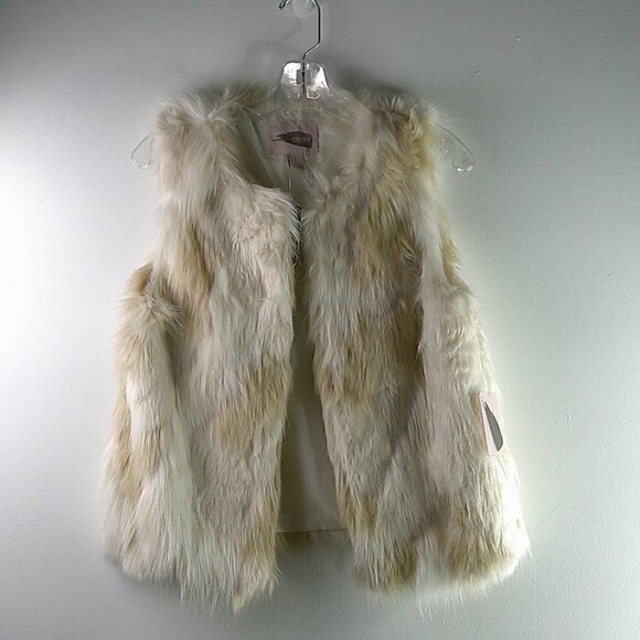 Forever 21 - Faux Fur Cream/Beige Vest - Small - Picture 2 of 6